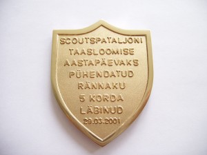 Scout Medalj revers 